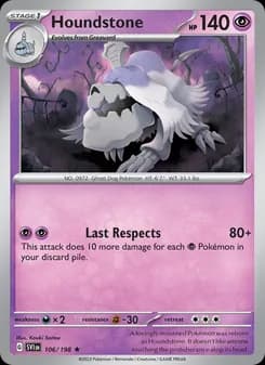 Houndstone card in English