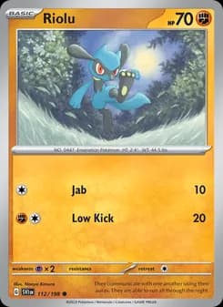 Riolu card in English