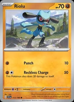 Riolu card in English