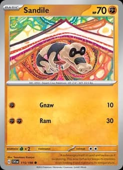 Sandile card in English