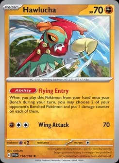 Hawlucha card in English