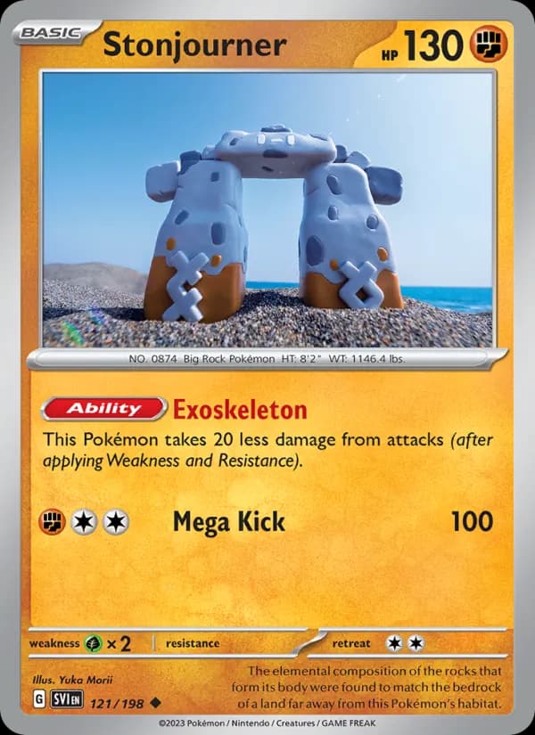 Stonjourner card in English