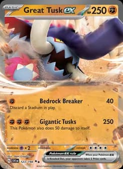 Great Tusk ex card in English