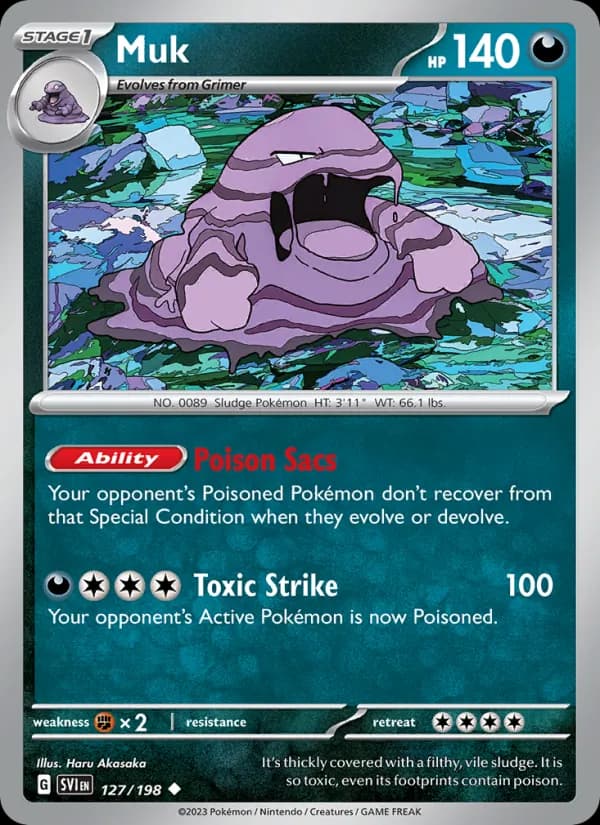 Muk card in English