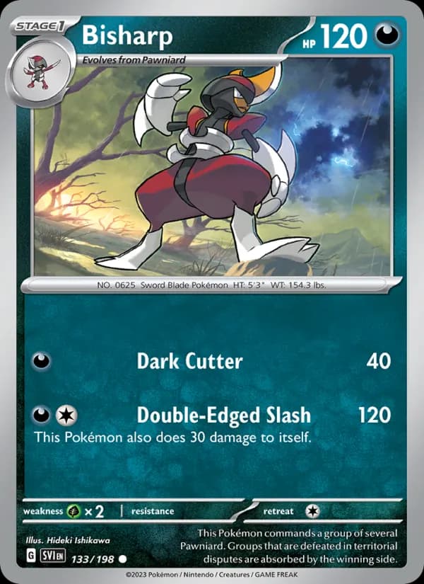Bisharp card in English