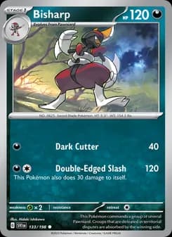 Bisharp card in English
