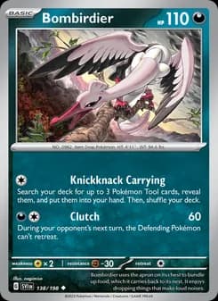 Bombirdier card in English