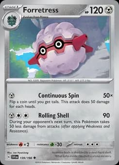 Forretress card in English