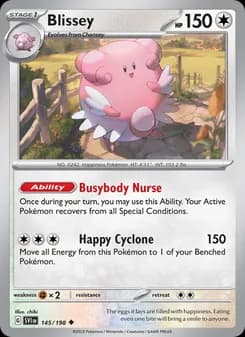Blissey card in English