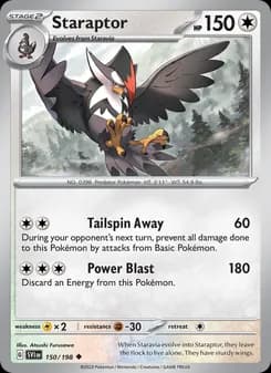 Staraptor card in English