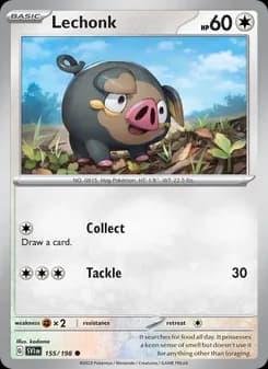 Lechonk card in English