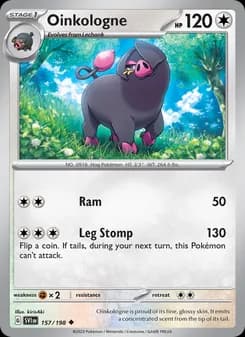 Oinkologne card in English
