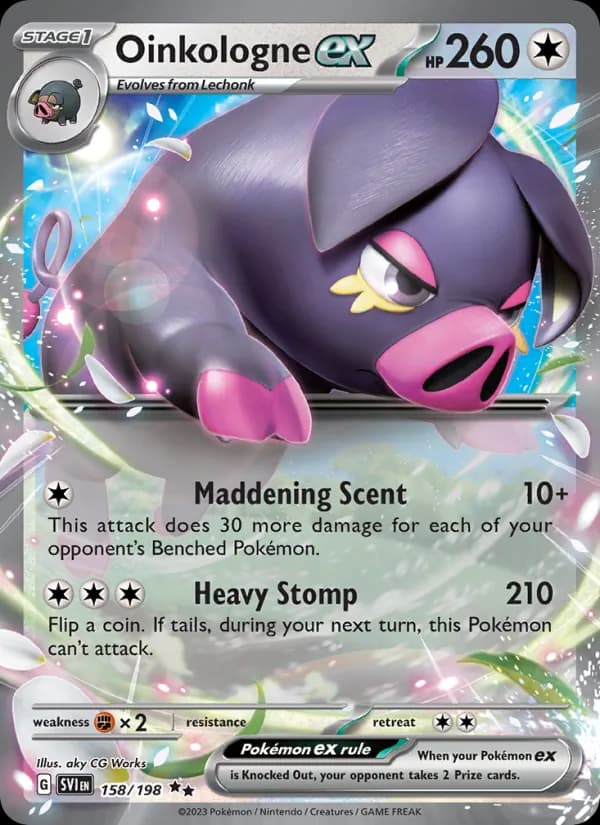 Oinkologne ex card in English