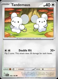 Tandemaus card in English