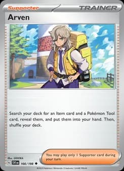 Arven card in English