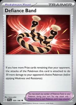 Defiance Band card in English