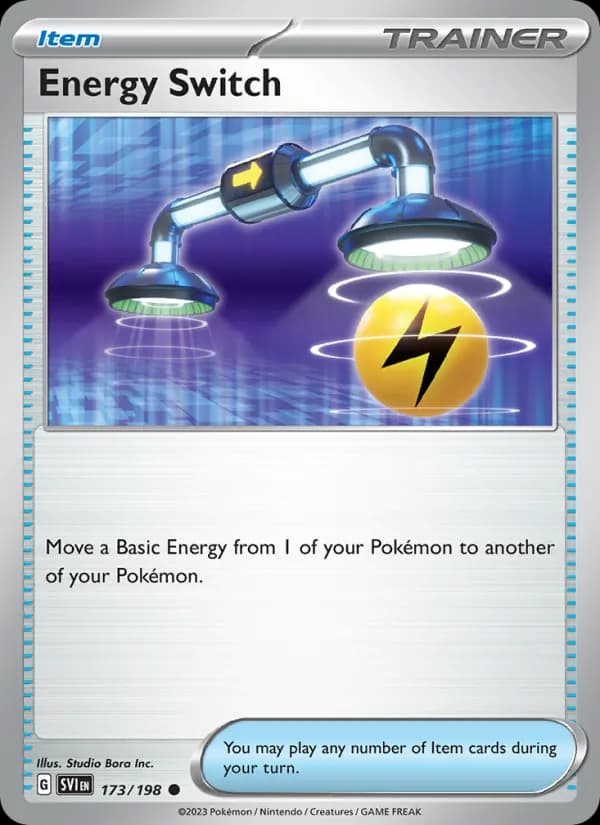 Energy Switch card in English