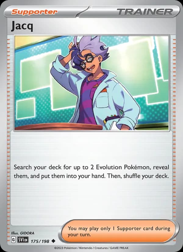 Jacq card in English