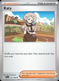 Katy card in English