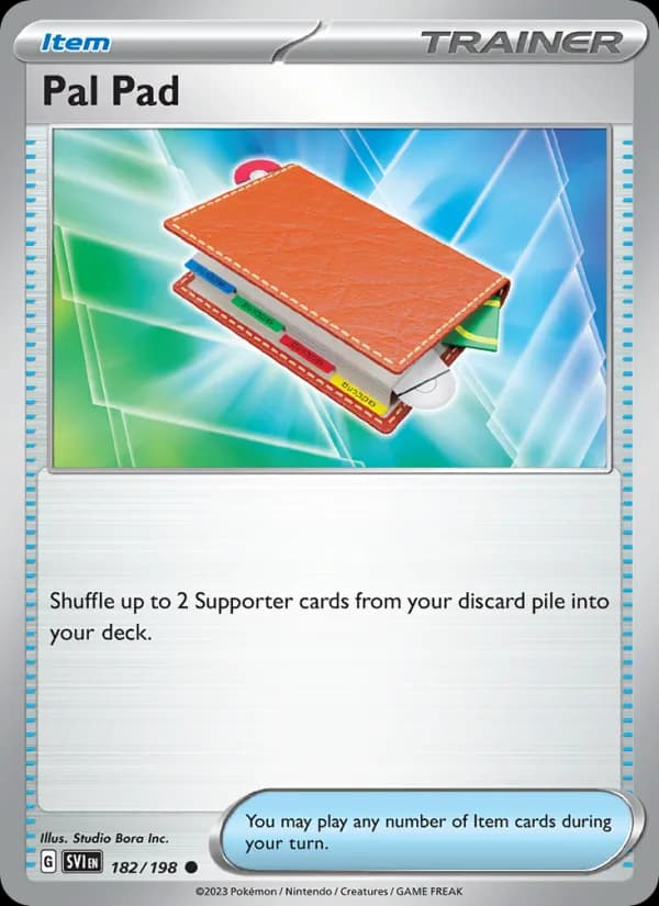 Pal Pad card in English