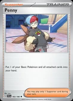 Penny card in English