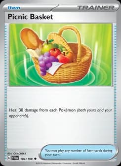 Picnic Basket card in English