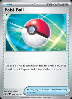 Poké Ball card in English