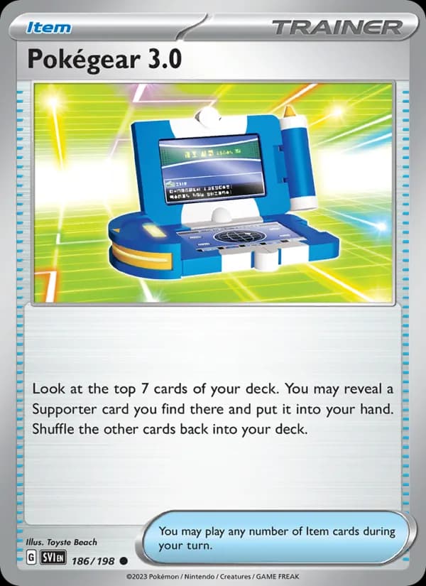 Pokégear 3.0 card in English