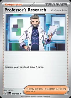 Professor's Research card in English