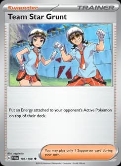 Team Star Grunt card in English