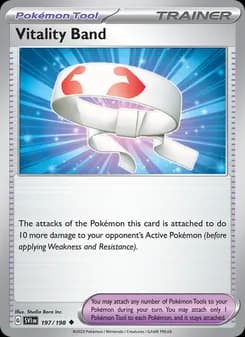 Vitality Band card in English
