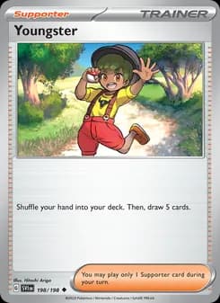 Youngster card in English