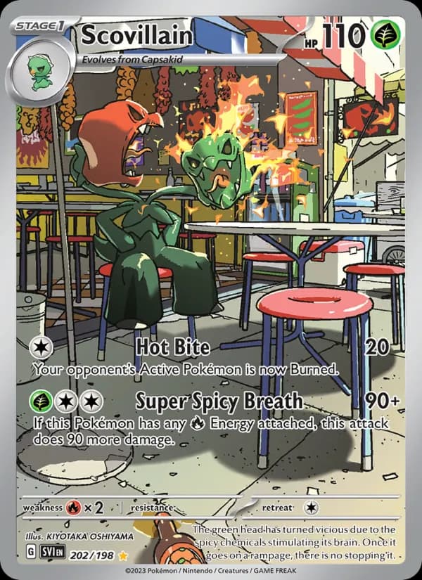 Scovillain card in English