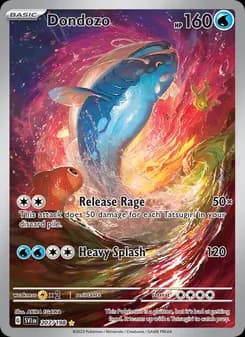 Dondozo card in English