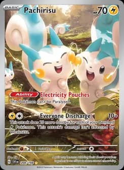 Pachirisu card in English
