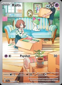 Ralts card in English