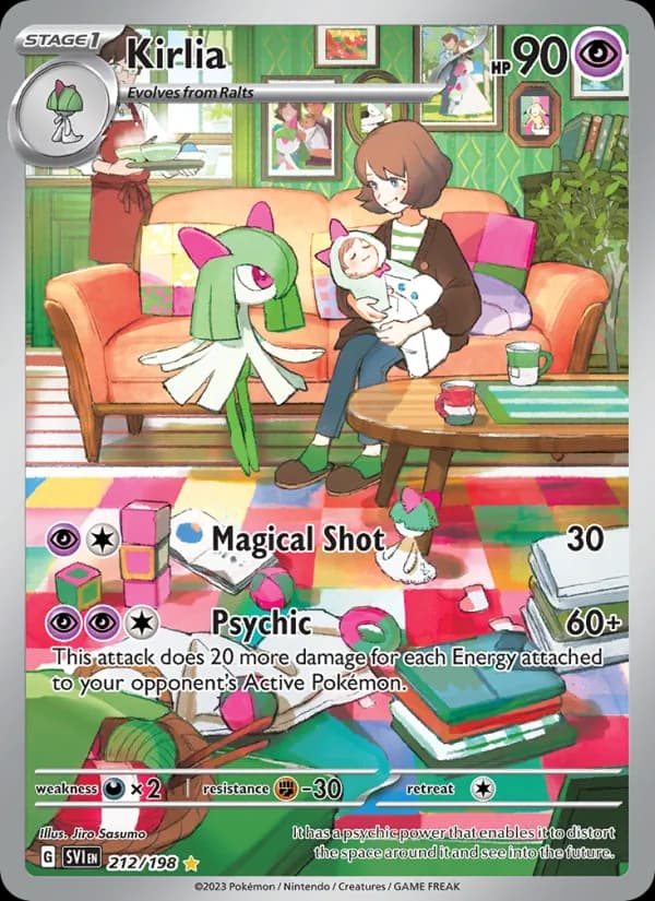 Kirlia card in English