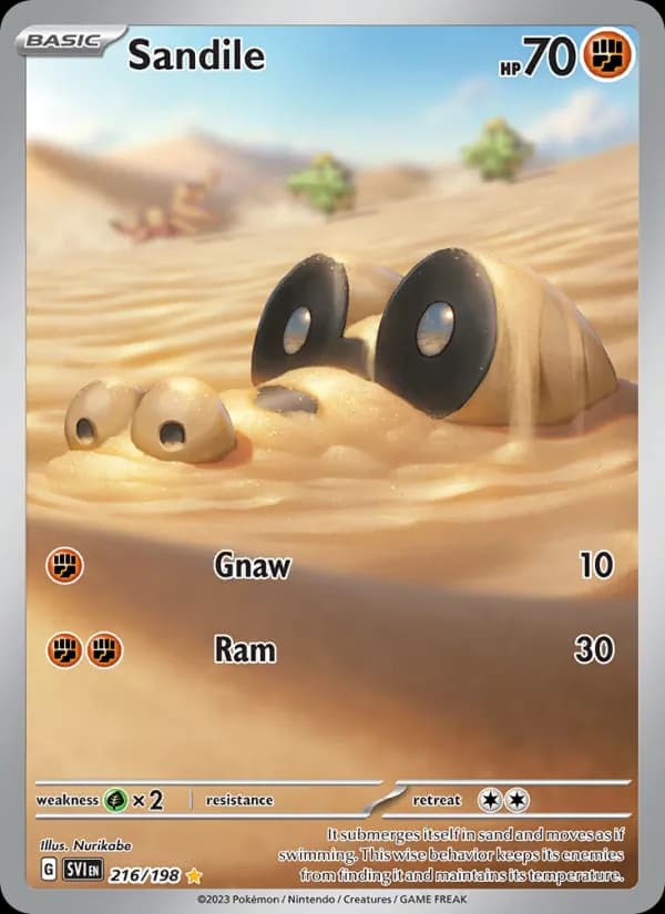 Sandile card in English