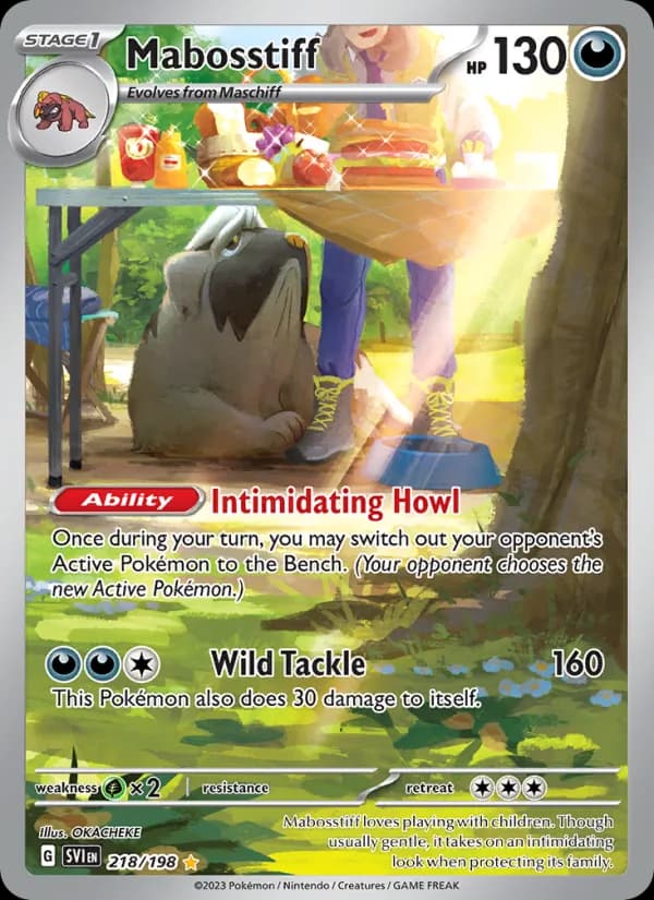 Mabosstiff card in English