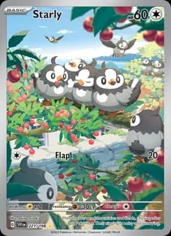 Starly card in English