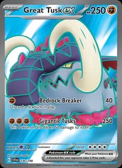 Great Tusk ex card in English