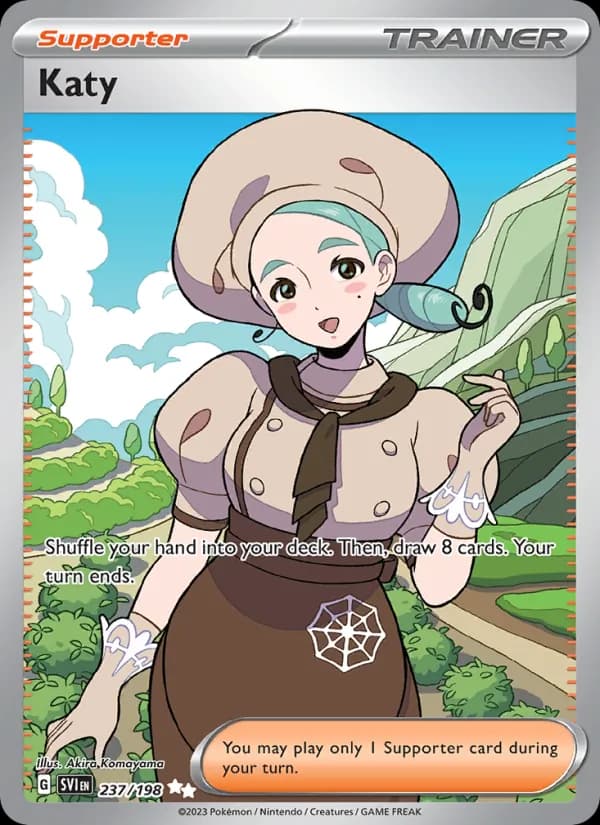 Katy card in English