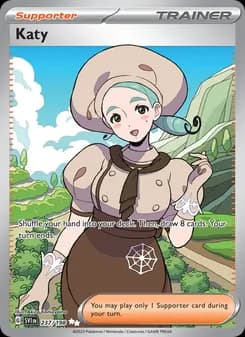 Katy card in English