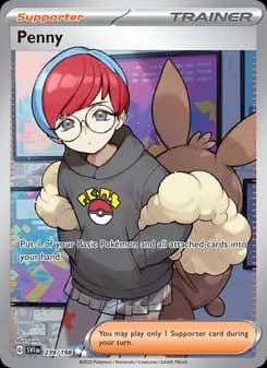 Penny card in English