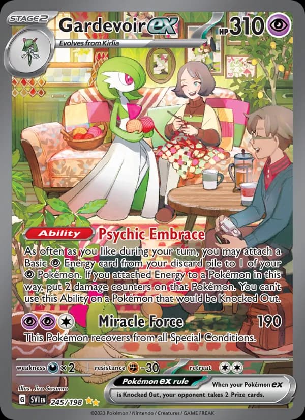 Gardevoir ex card in English