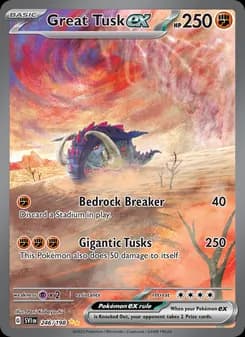 Great Tusk ex card in English