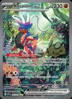 Koraidon ex card in English