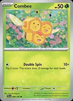 Combee card in English