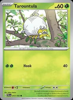 Tarountula card in English