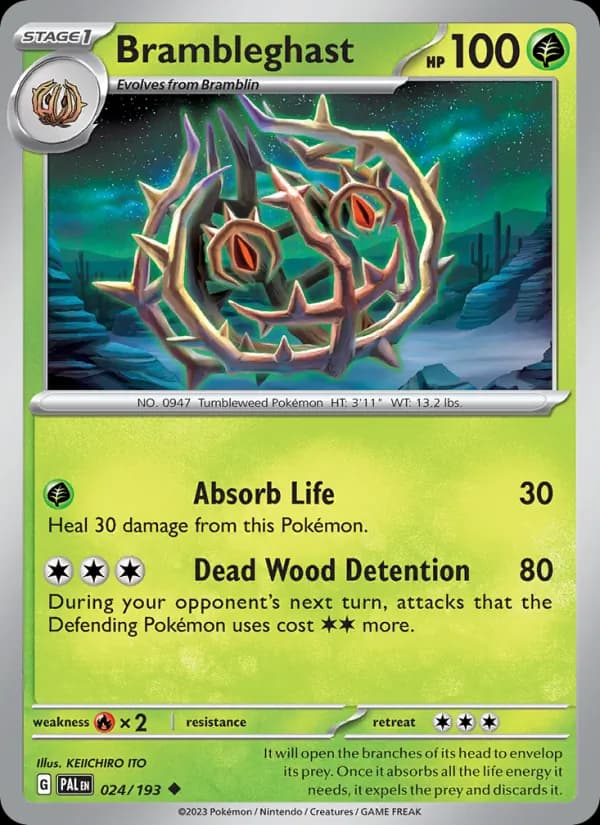 Brambleghast card in English